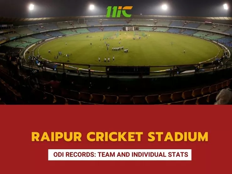 raipur cricket stadium odi records